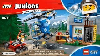 Lego Juniors 2018 Mountain Police Chase 10751