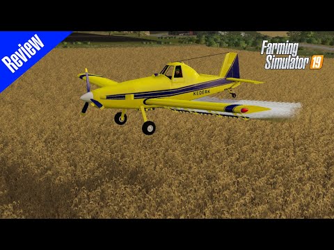 FLYING IN FARM SIM!?!?!  AT-602 Crop Duster by Perma&rsquo;s Modding - Mod Review - FS19