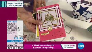 Couture Creations Cut, Foil and Emboss Sentiments Dies