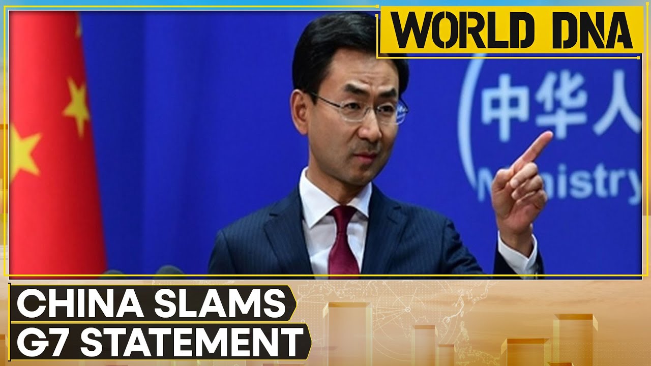 China terms G7 joint statement full of lies | WION World DNA