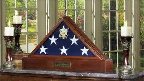 American Made Flag Display Cases... for American Heroes