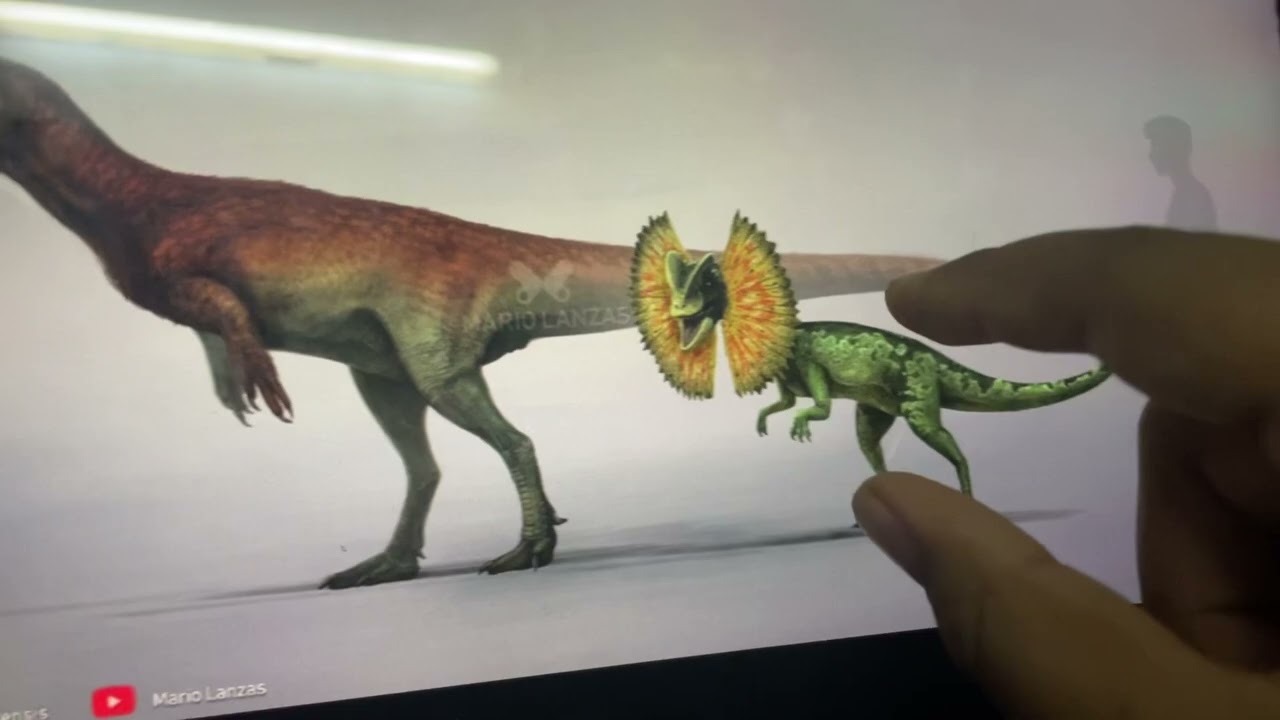 Dilophosaurus misunderstanding (English)