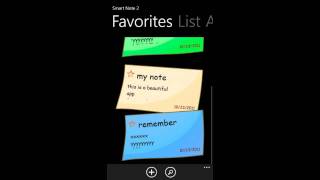 Smart Note 2 free for Windows Phone 7.5 screenshot 4