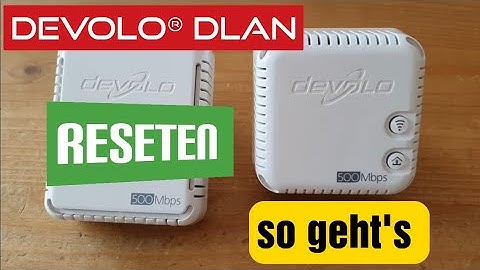 Devolo®  Dlan Adapter reseten