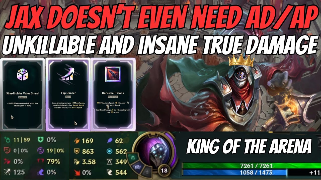 I AVOIDED AD/AP and Still DID INSANE DAMAGE??!?!!! King Of The Arena