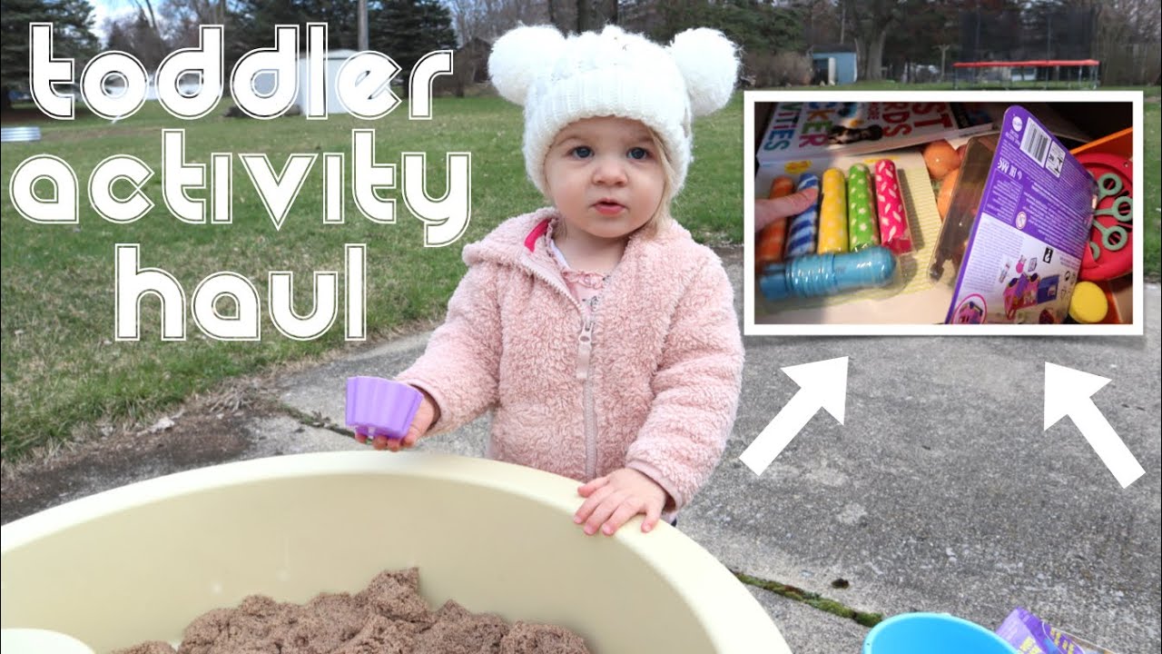 Toddler Activity & Toy Haul for Quarantine Week 2 Target & Amazon