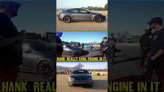 Tesla Plaid vs Hank Iroz&#39;s 1,700hp Twin Turbo R8 #Hoonigan #dragracing #noprep