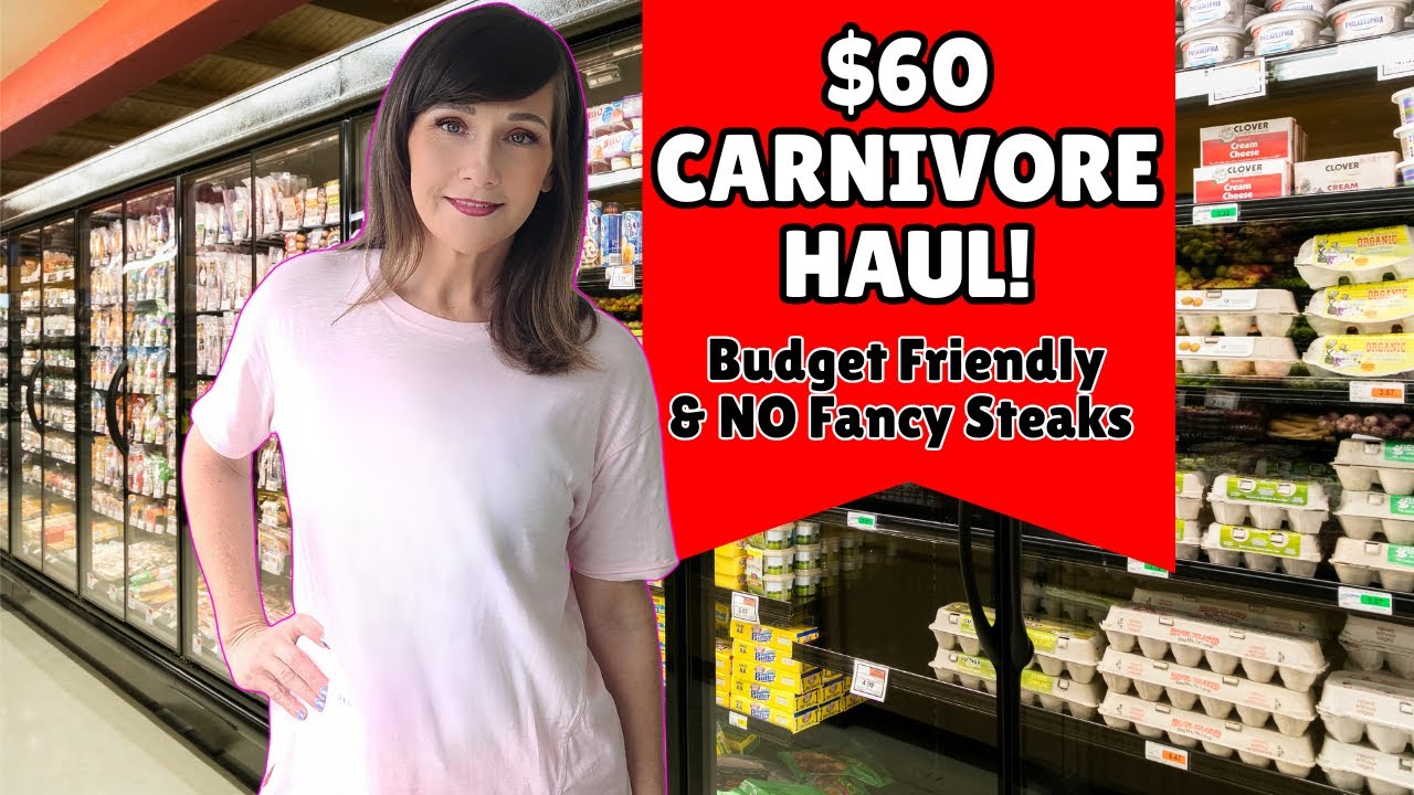 Realistic Carnivore Grocery Haul Under $60! | BUDGET FRIENDLY!