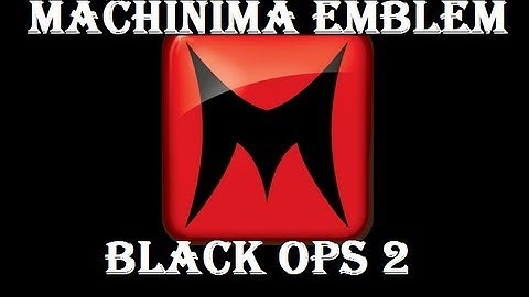 Machinima logo Black Ops 2 Emblem Editor