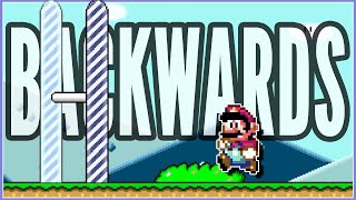 Super Mario World BACKWARDS Is a WILD Experience...