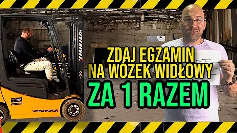 Zdaj egzamin UDT na wózek jezdniowy ,Nie daj się zaskoczyć