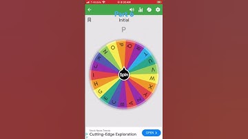 If it lands on you name ￼￼￼initial you are out part6#spinthewheel