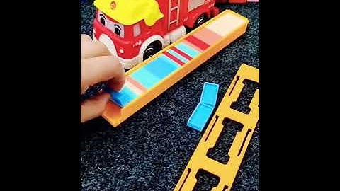 Domino train with lights and music | domino blocks train