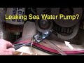 How to fix a leaking salt water pump