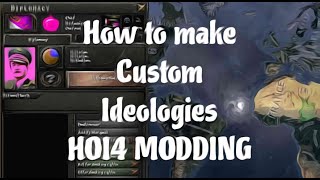 HOI4 Modding | How to make a custom Ideology | Reupload