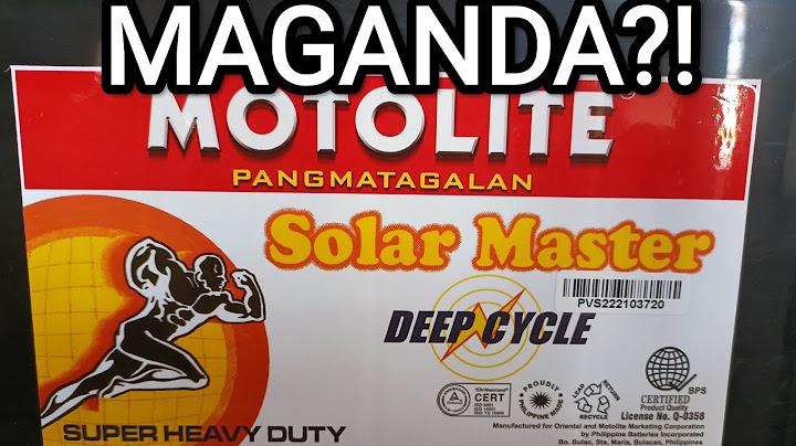 Motolite deep cycle battery price philippines