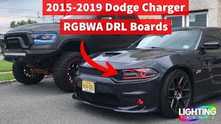 2015-2019 Dodge Charger RGBWA DRL Boards | Halo Kit