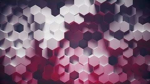 Abstract Geometric Hexagon Loop - 3D Animation | Motion Graphics - Videohive template