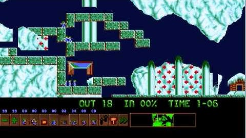 Lemmings Custom - Antarctic Secret Base