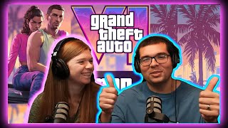 GTA 6 TRAILER | GAMING COUPLE REACTION. WE MADE 5 BABIES SINCE THE LAST GAME!