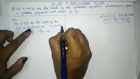 11th maths |Basic Algebra |Exercise :2.4(3)