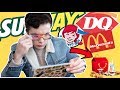 I only ate KIDS FAST FOOD MEALS for 24 hours...