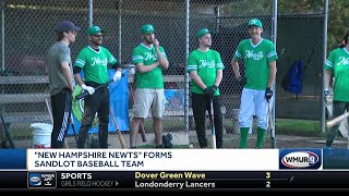 "New Hampshire Newts" forms sandlot baseball team
