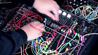 Graphic VCO ,Fusion VCO 2-#EricaSynths/Sirius Filter-Serpens Modular/#meloDICER-Vermona in action