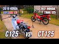 CT125: Honda Trail 125 vs Super Cub side-by-side comparisons