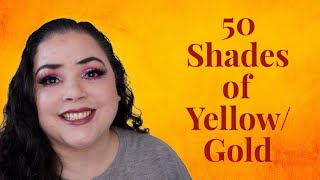 50 Shades of Yellow/Gold Project Pan update  |  March 2024 | #50shadesofyellowpp