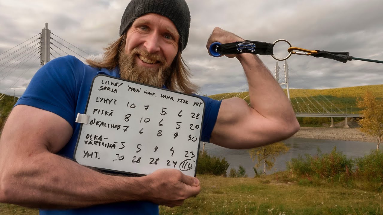 Hauistreenin liikevalinnat ja lihaksen eri päiden korostaminen (Utslogi 24)