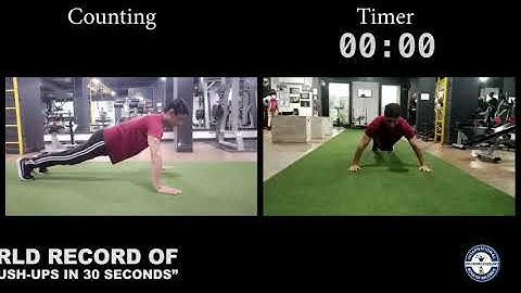 MAXIMUM PUSH-UPS IN 30 SECONDS