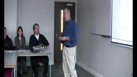 Part 1 of 4: Dr Ray Batchelor VMC Dissertation Briefing