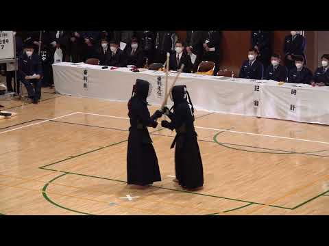 #016【2回戦】笠原涼平（名古屋刑務所）×長尾恵一朗（京都拘置所）【令和4年度全国矯正職員武道大会・選手権試合（剣道の部）】2022年12月15日・大阪