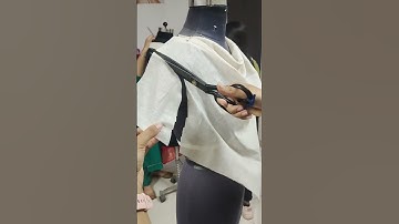 cowl top draping ✨ #fashiondesigner #youtubeshorts #fashionblogger