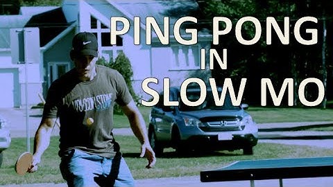 PING PONG in Slow Motion 2000 FPS - Extreme Slow MO