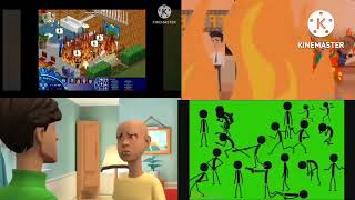 The Sims 1 Vyond Plotagon GoAnimate Sparta Remixs Quadparison