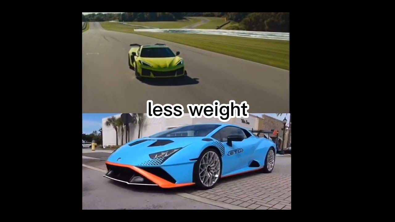 Huracan STO VS Chevrolet corvette C8 ZO6 / wich is the