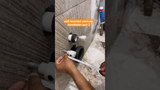 wall hung commode fitting-plumbing work tips #plumbing