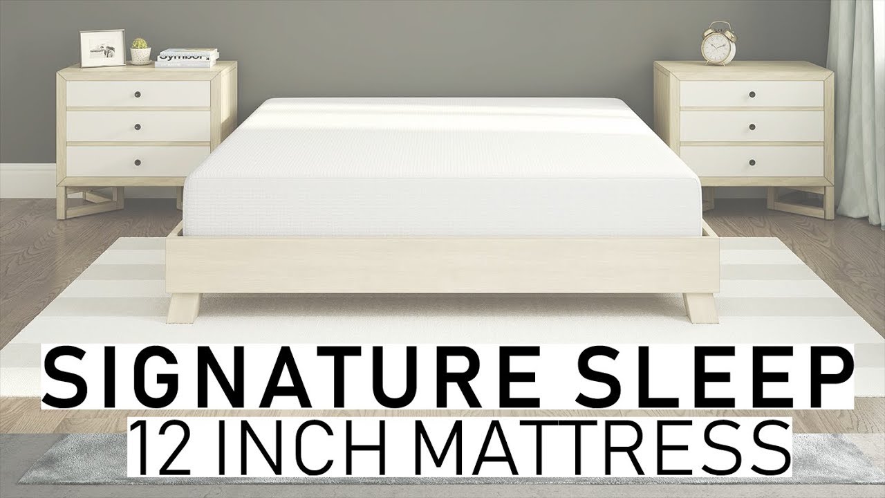 signature sleep essence memory foam mattress review