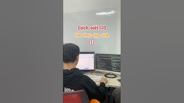 Cách viết cv cho thực tập sinh IT