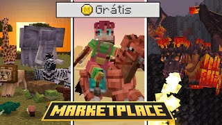 TOP 15 MELHORES ADDONS GRÁTIS DA MARKETPLACE - MINECRAFT PE 26.0+
