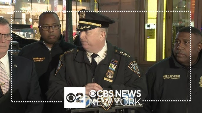 Nypd Holds Press Briefing On Times Square Shooting