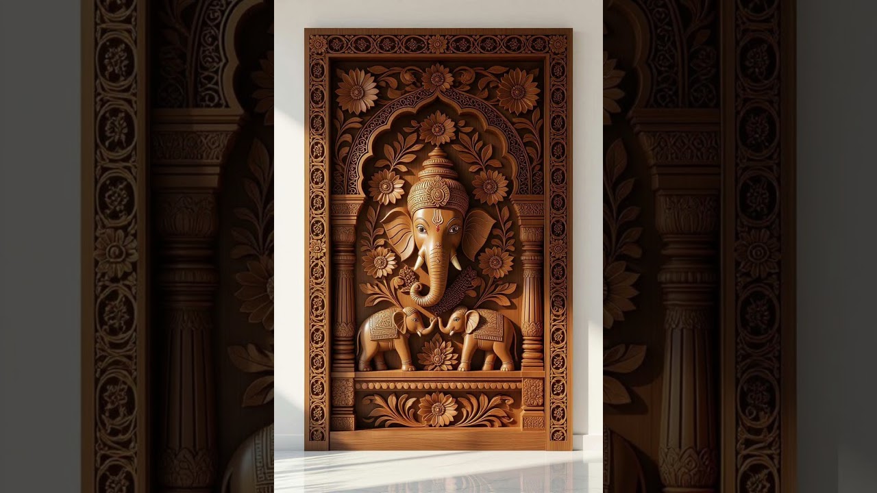 wooden main single door design for home 