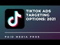 TikTok Ads Targeting Options