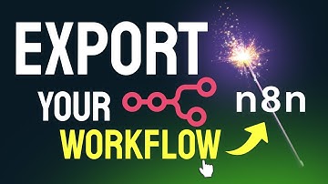 How to EXPORT Your n8n Workflow (Step by Step) 2025