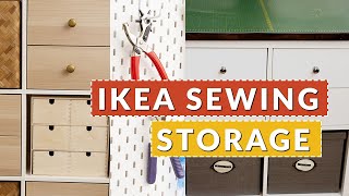 IKEA Sewing Room Organisation:  7 Best Storage Solutions to Try
