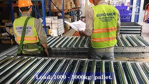 Pallet Flow Racking - Production and Installation by Eurorack