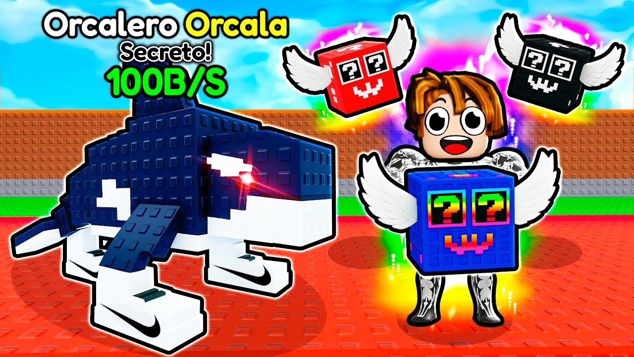 ABRINDO LUCKY BLOCK DO NOVO SECRETO ORCALERO ORCALA NO ROUBE UM