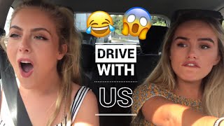 BRINGING OUT MERCH & MEETING SOPHIA & CINZIA | DRIVE WITH US | SYD AND ELL